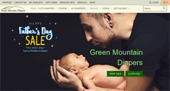 Desktop Screenshot of greenmountaindiapers.com